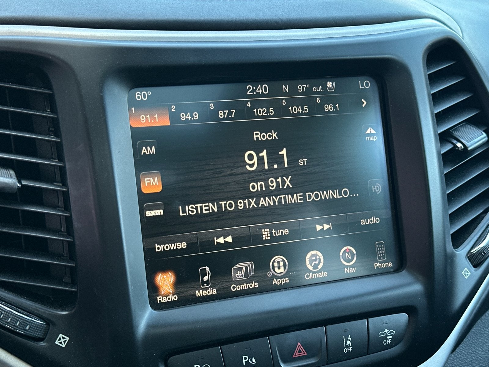 2016 Jeep Cherokee Overland