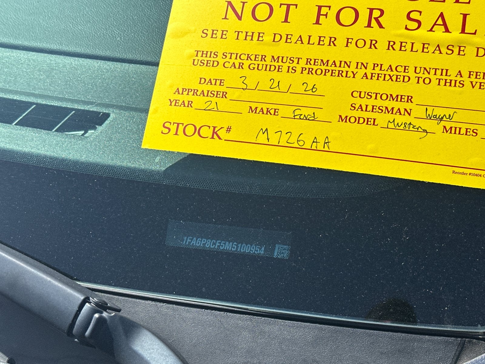 2021 Ford Mustang GT GT PERFORMANCE