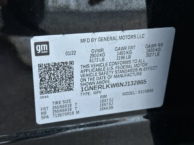 2022 Chevrolet Traverse LS w/1FL