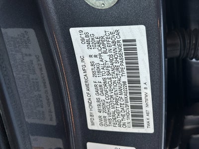 2019 Honda Accord Hybrid Touring