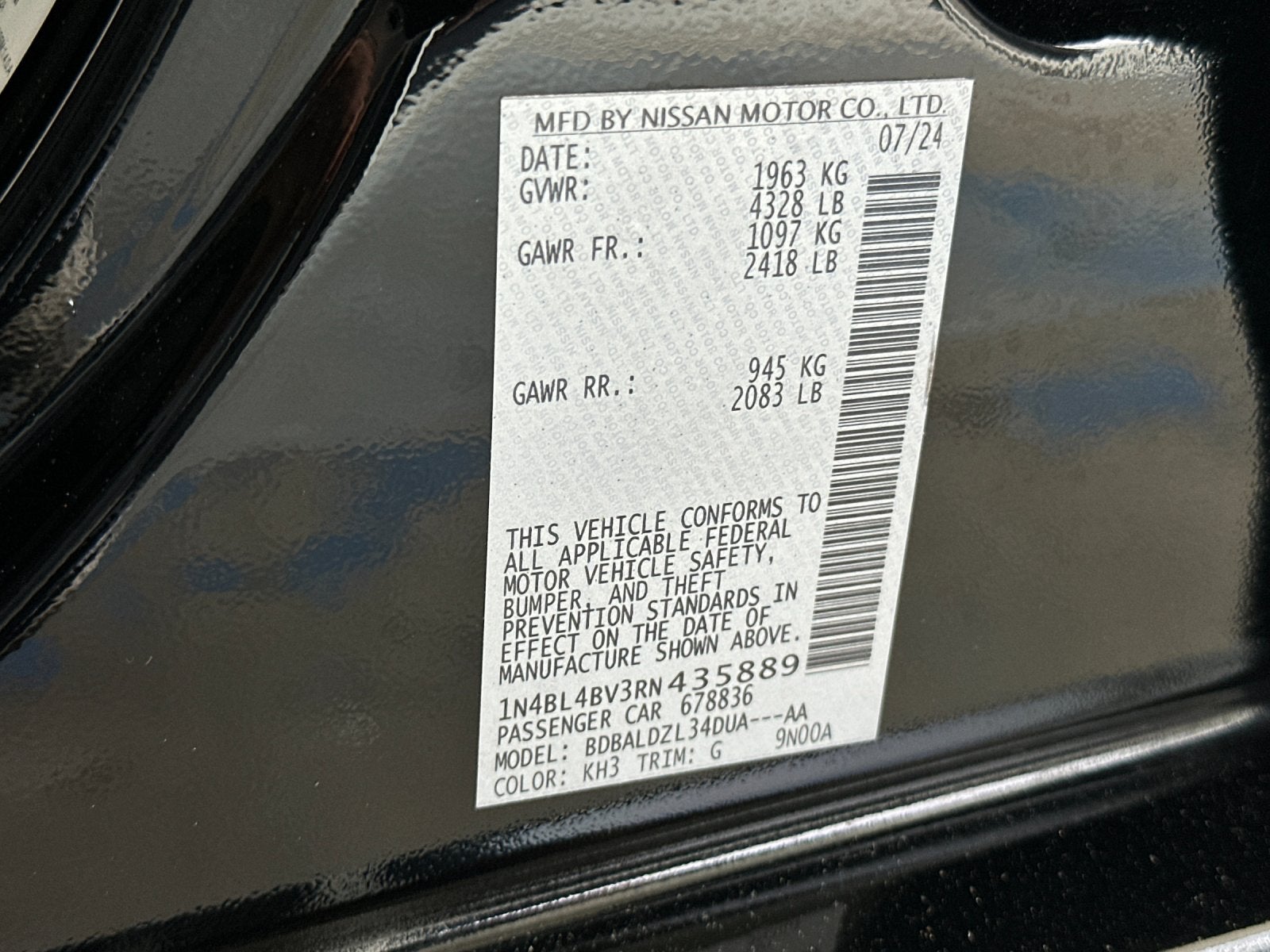 2024 Nissan Altima 2.5 S