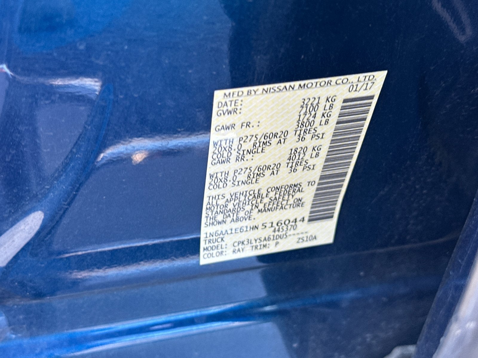 2017 Nissan Titan Platinum Reserve