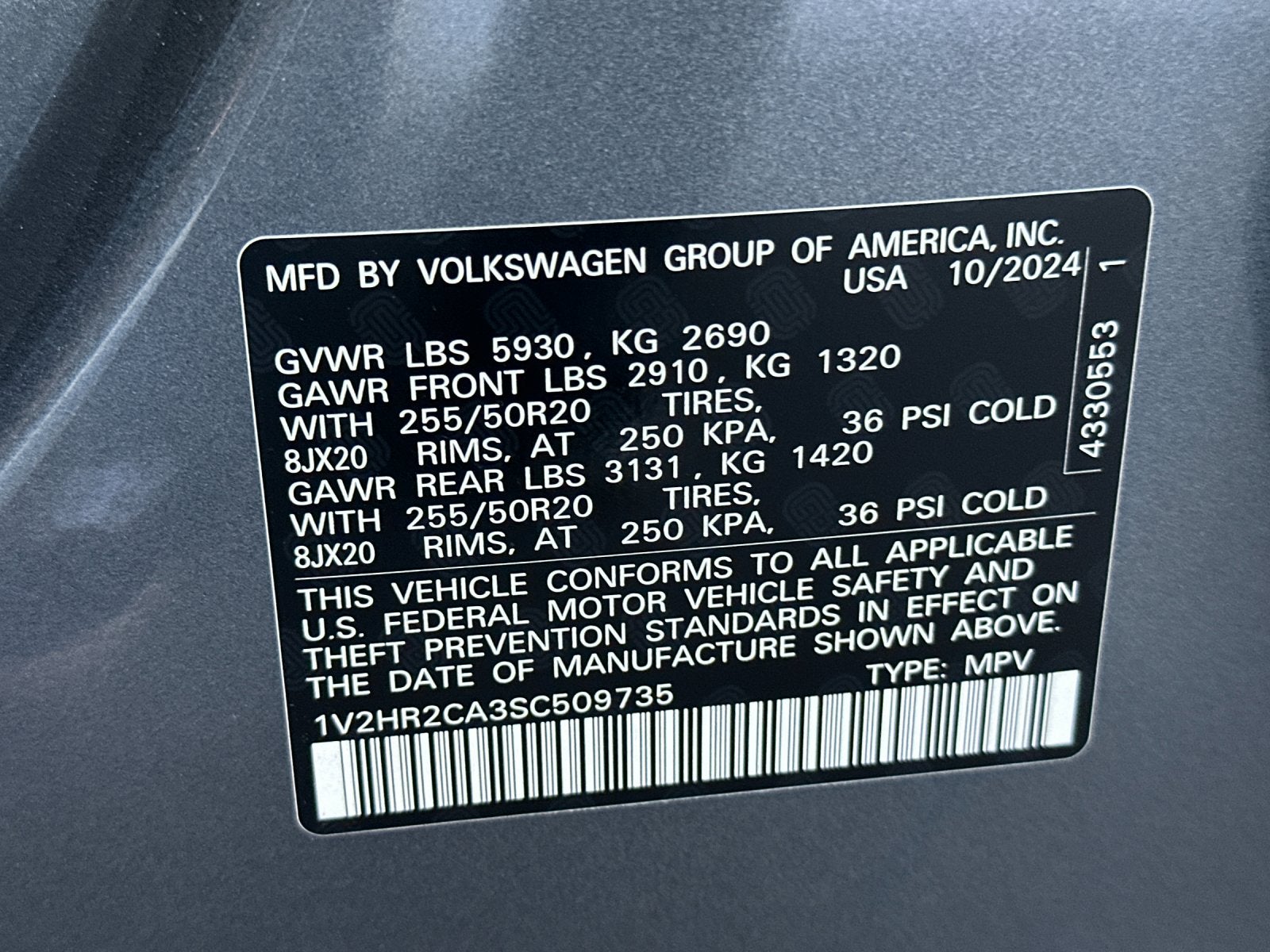 2025 Volkswagen Atlas 2.0T SE w/Technology