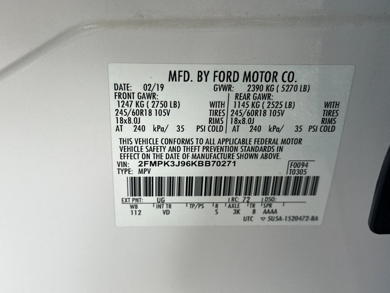 2019 Ford Edge SEL