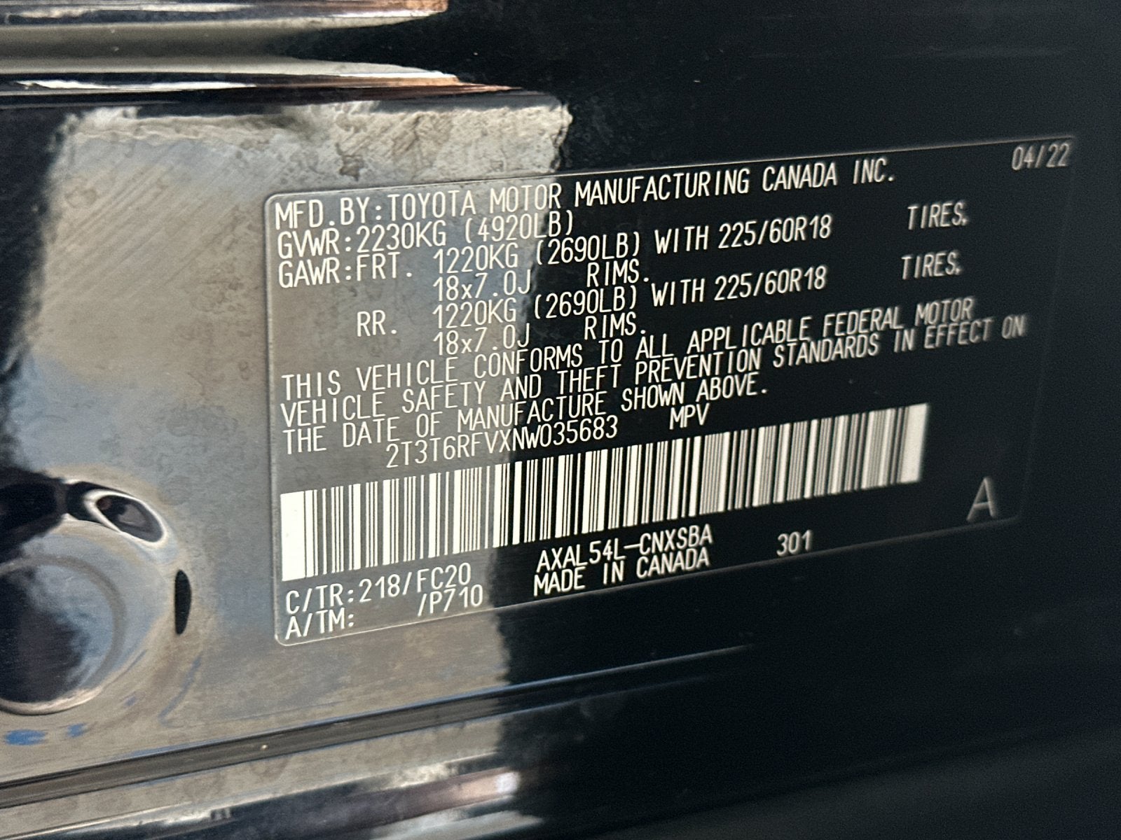 2022 Toyota RAV4 Hybrid SE