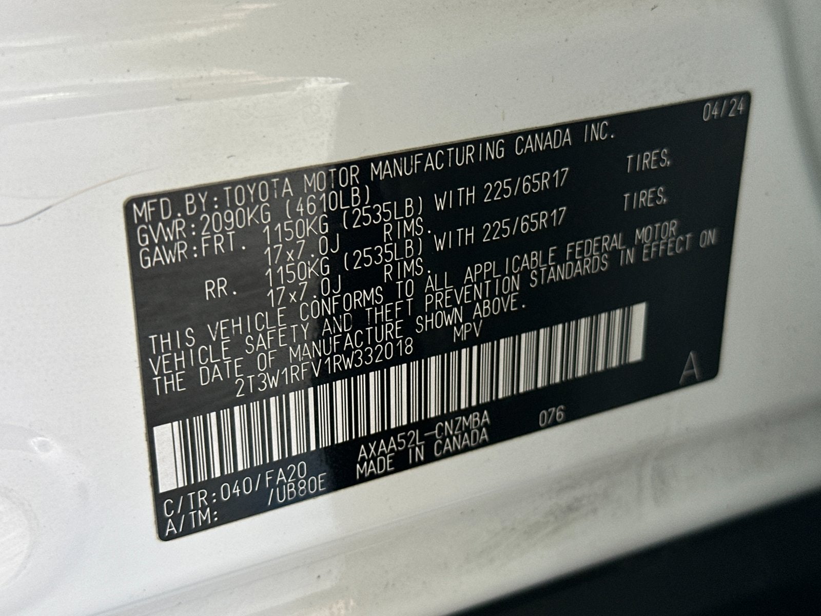 2024 Toyota RAV4 XLE
