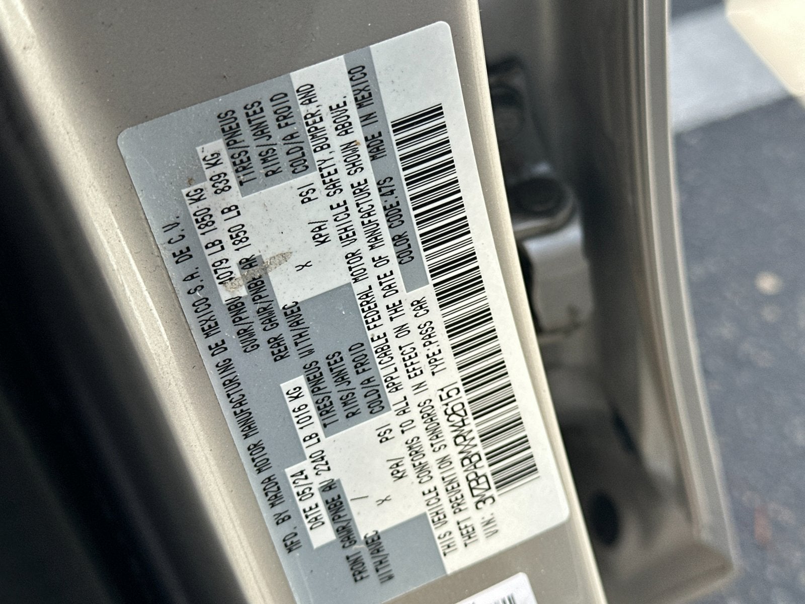 2024 Mazda Mazda3 2.5 S Select Sport