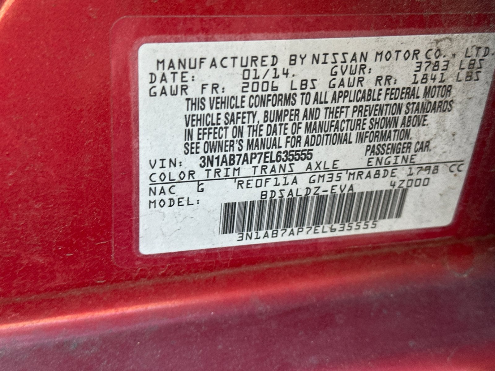 2014 Nissan Sentra SV