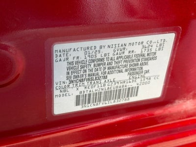 2025 Nissan Versa 1.6 SR