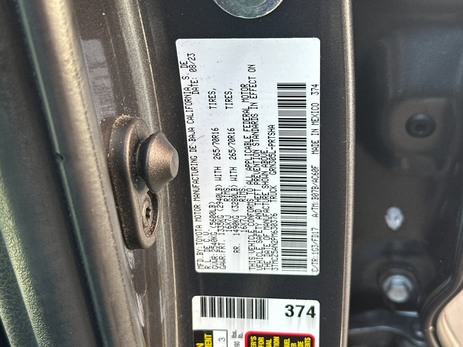 2023 Toyota Tacoma TRD Off-Road V6