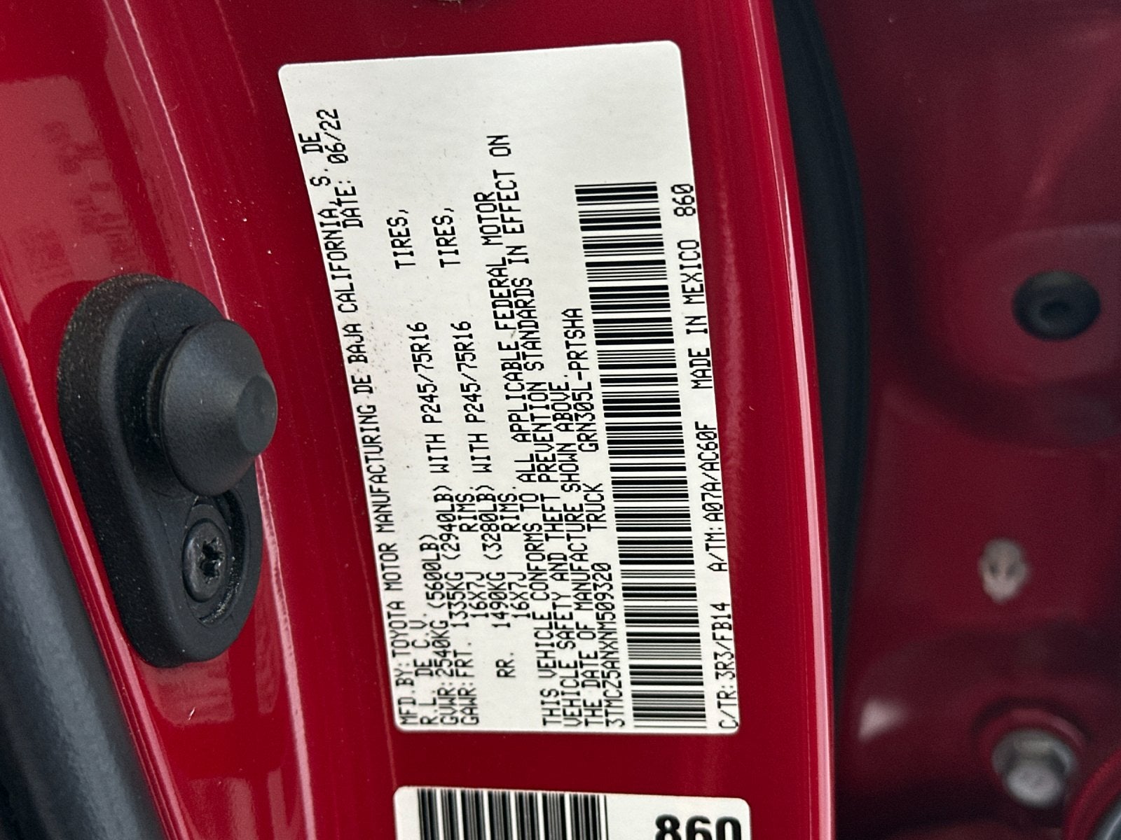 2022 Toyota Tacoma TRD Sport V6