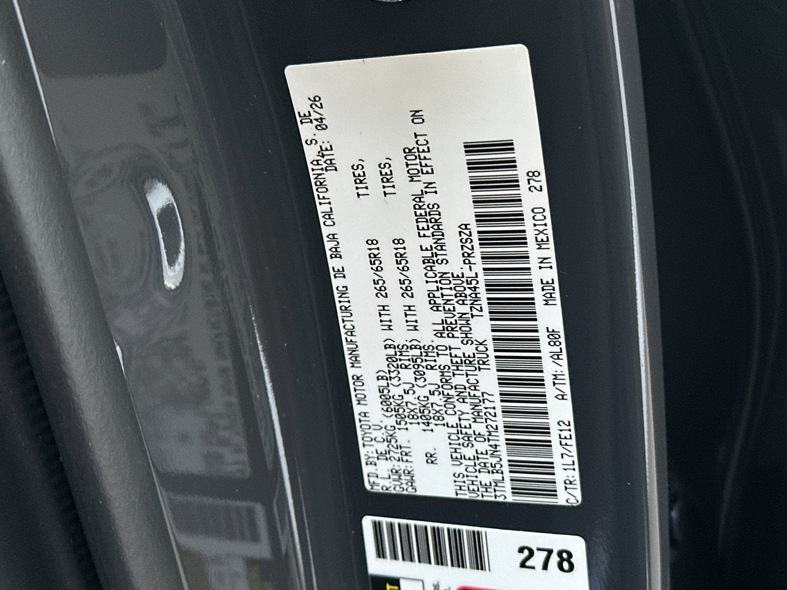 2026 Toyota Tacoma TRD Sport