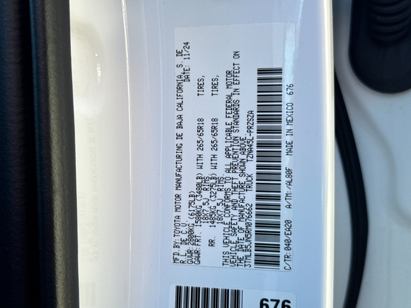 2024 Toyota Tacoma TRD Sport