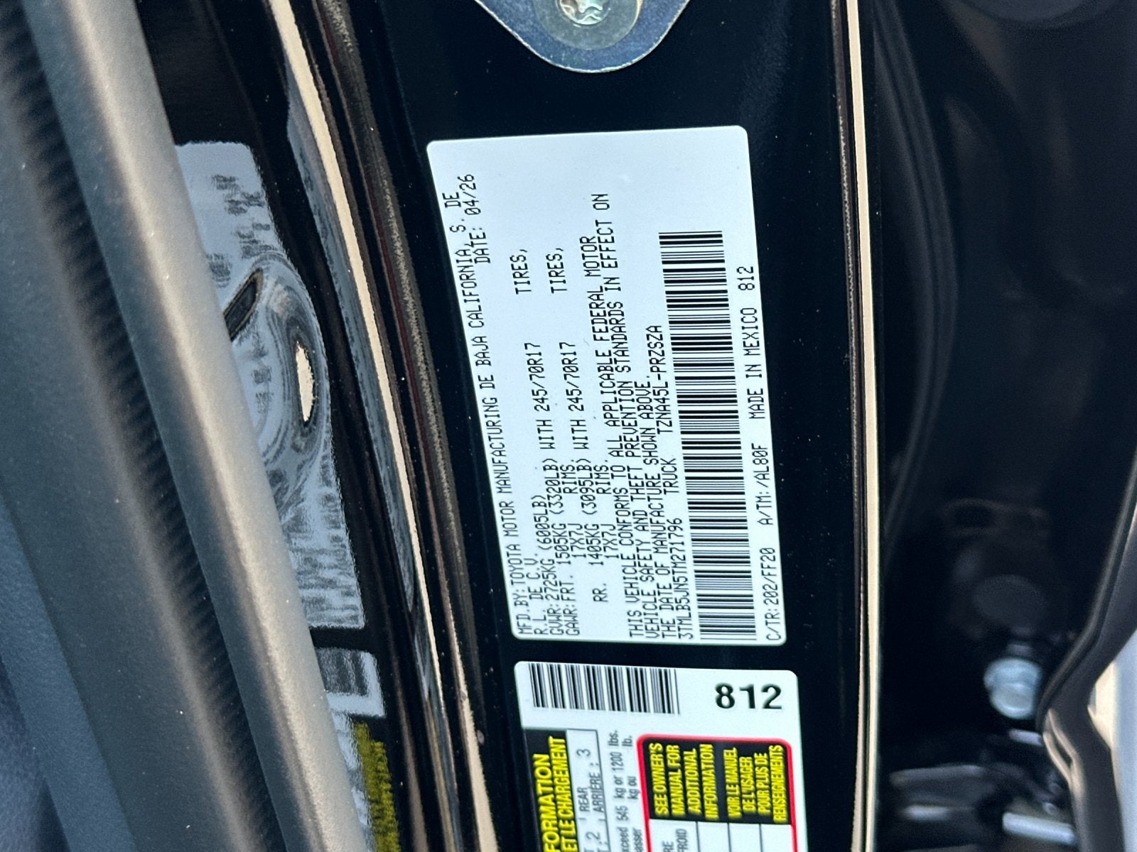 2026 Toyota Tacoma SR5