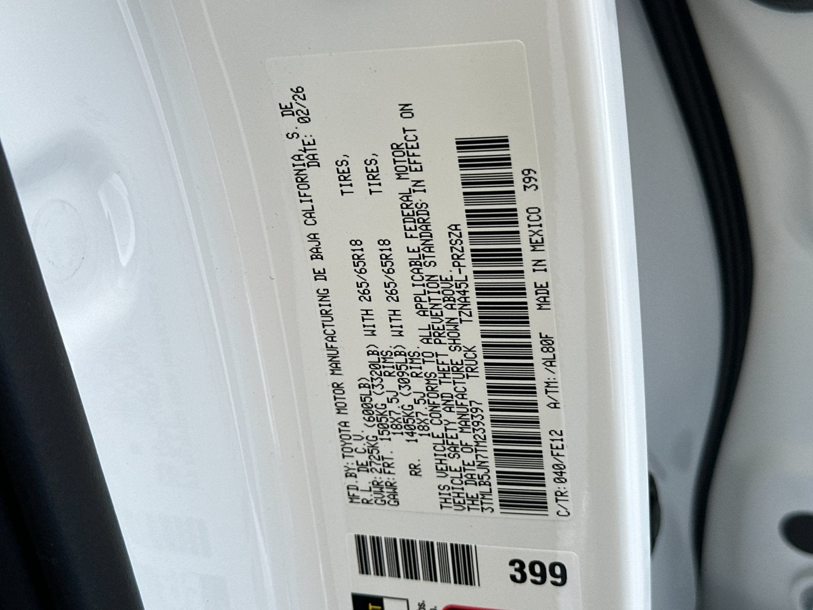 2026 Toyota Tacoma TRD Sport