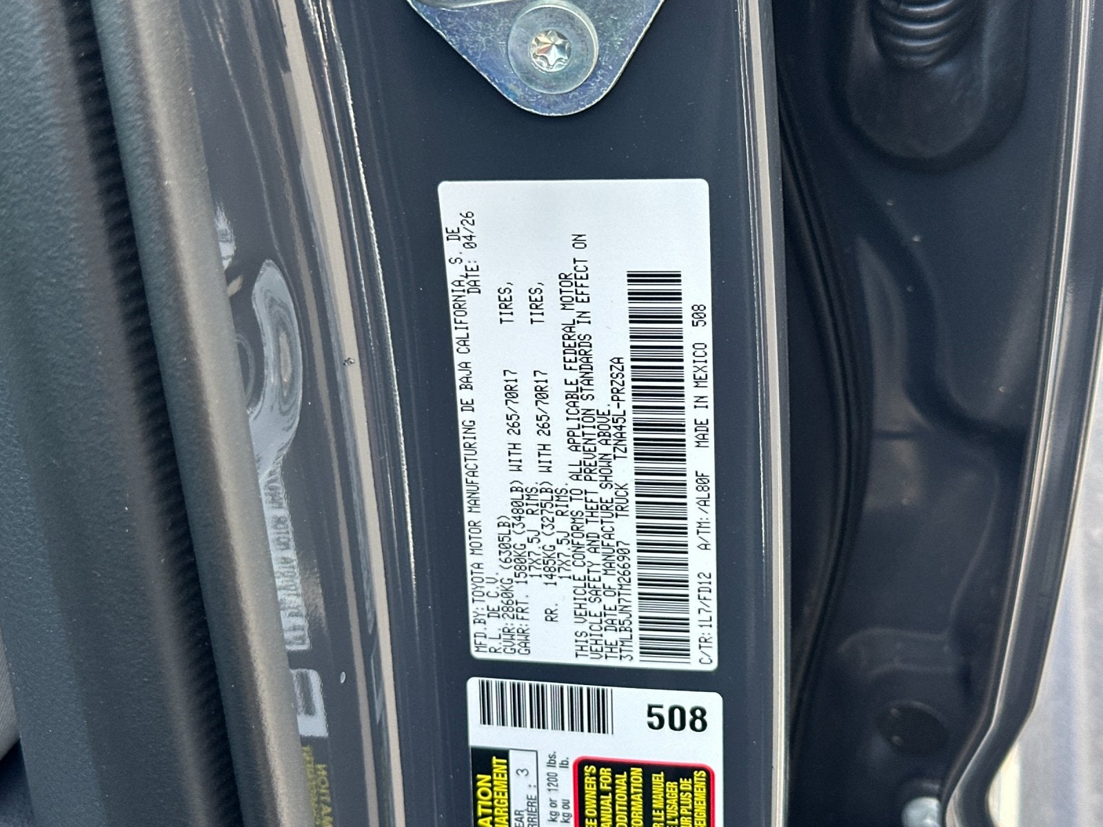 2026 Toyota Tacoma TRD Off-Road