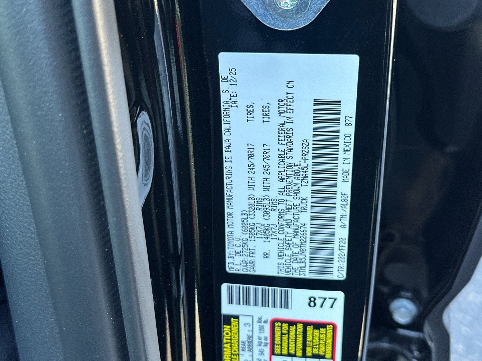 2026 Toyota Tacoma SR5