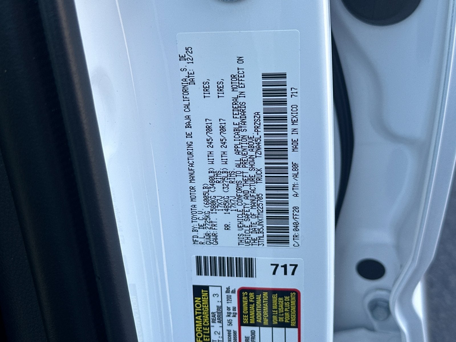 2026 Toyota Tacoma SR5