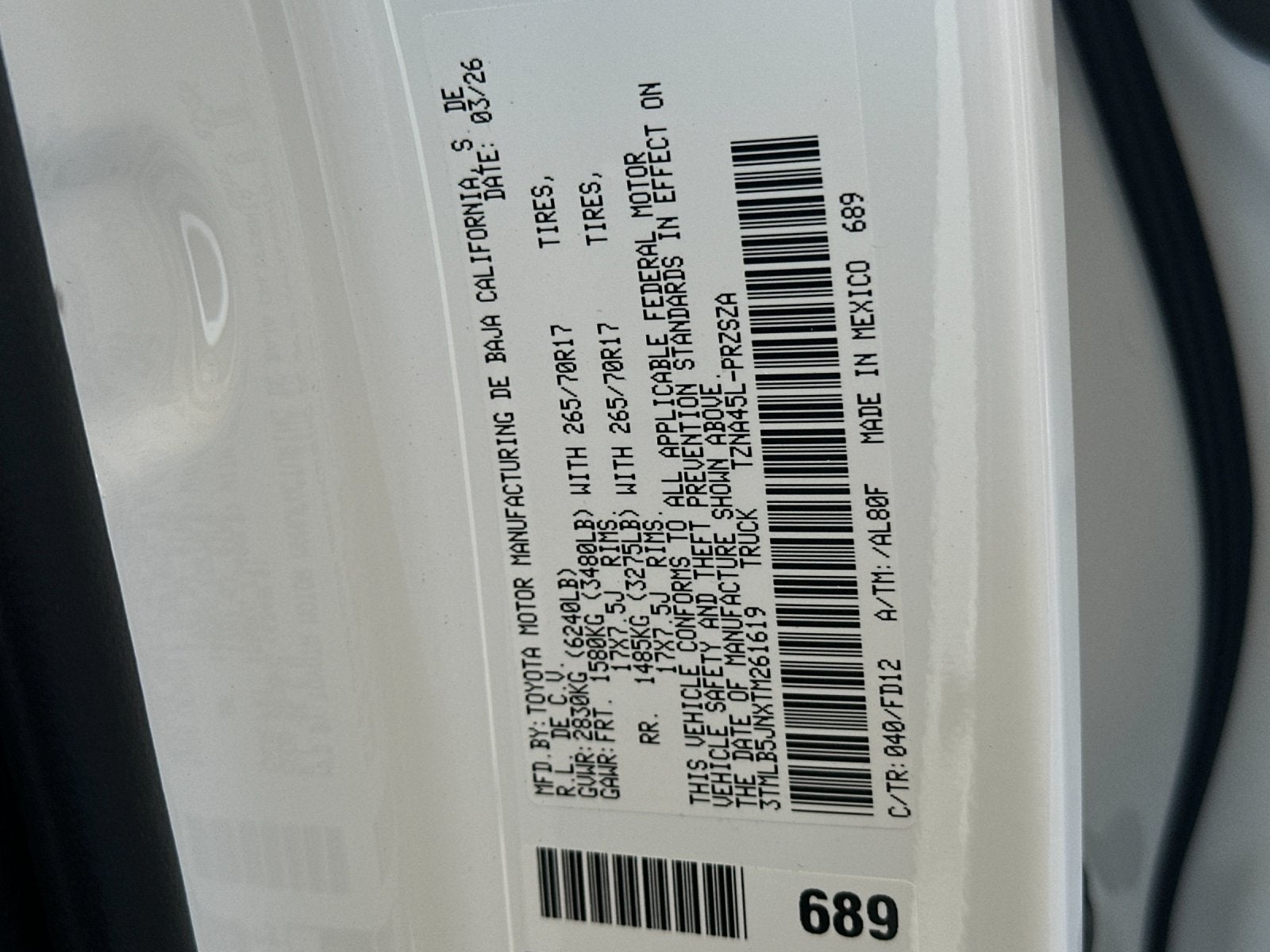 2026 Toyota Tacoma TRD Off-Road