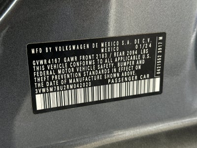 2024 Volkswagen Jetta 1.5T S