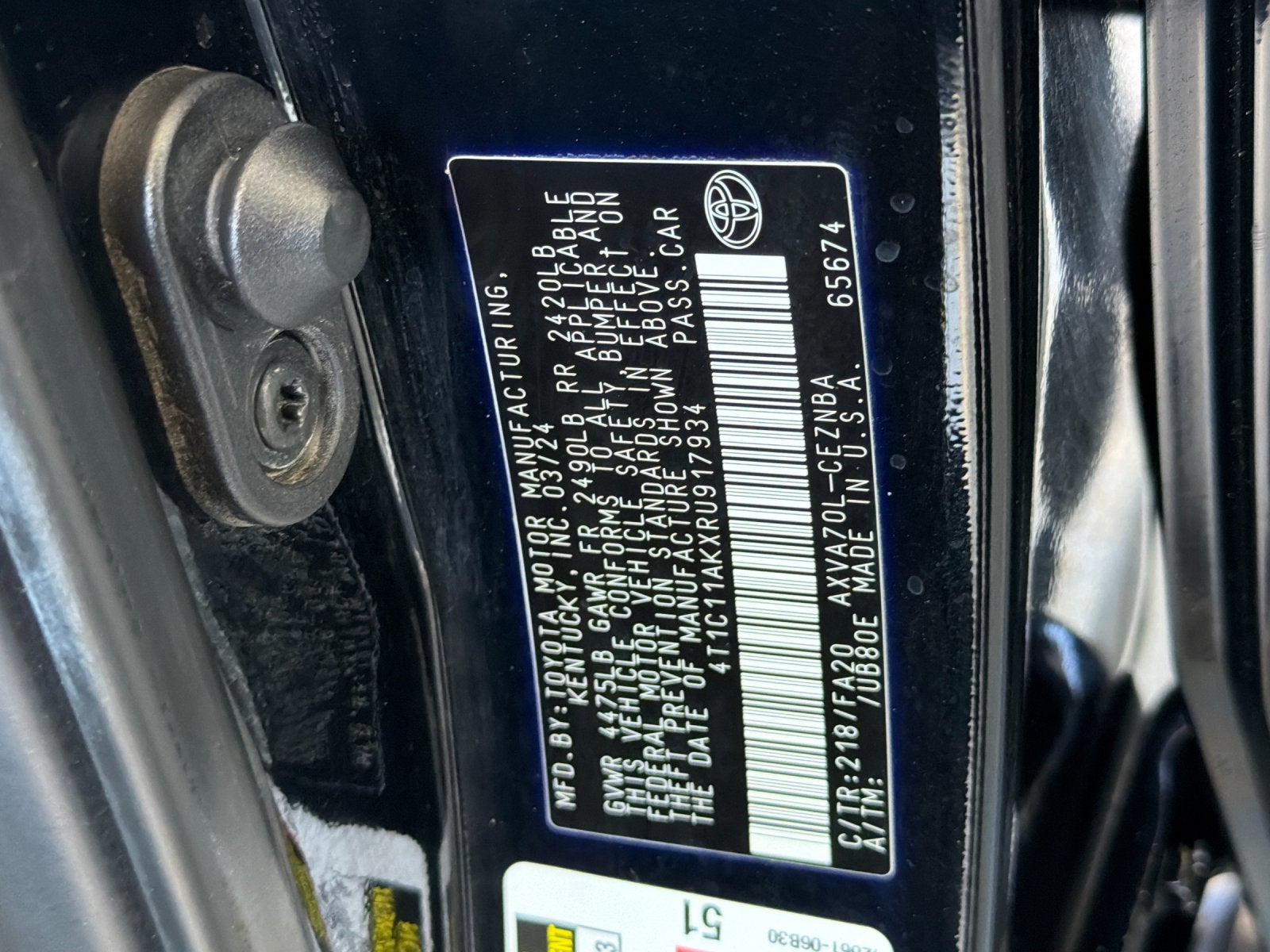 2024 Toyota Camry LE