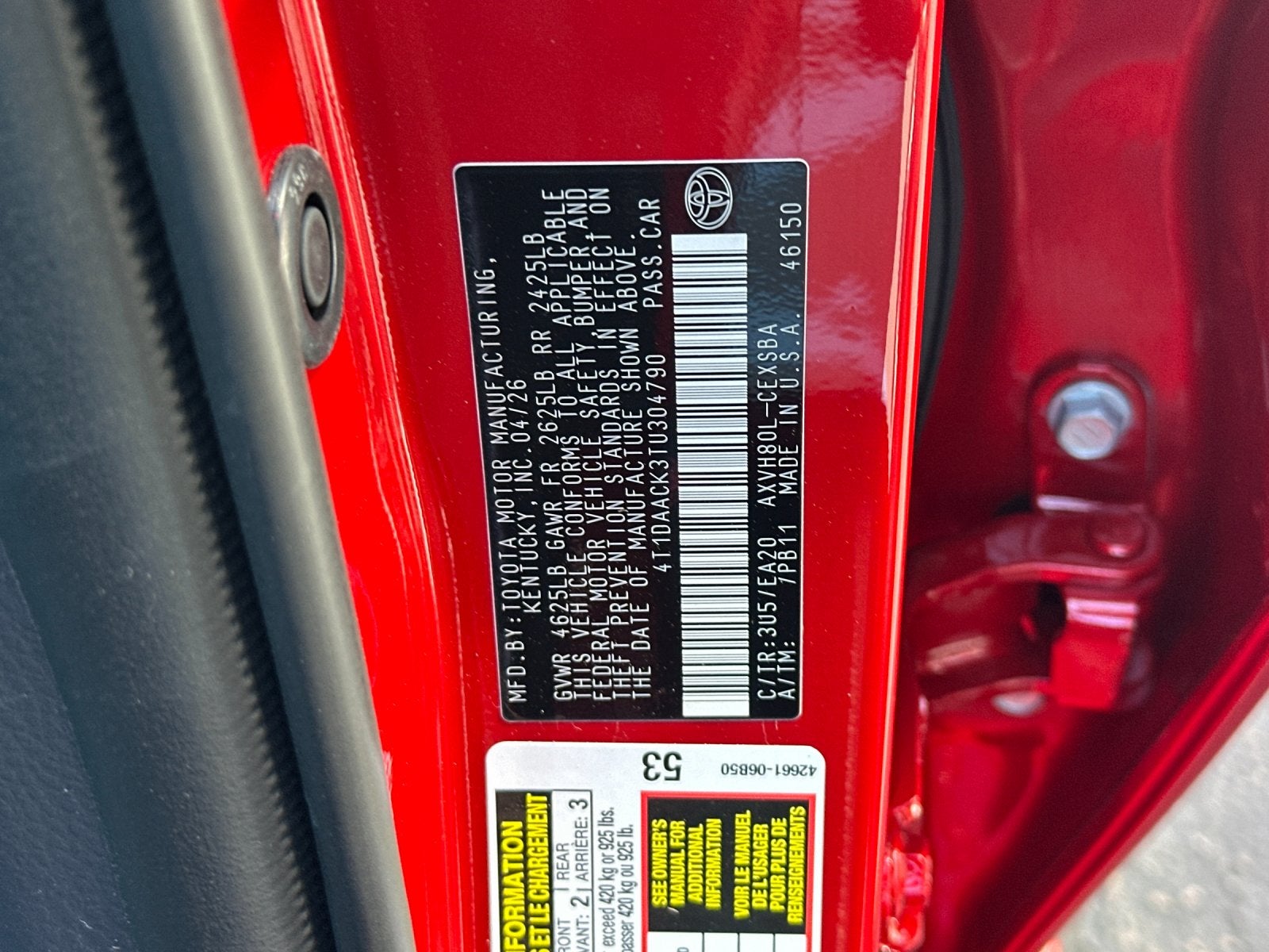 2026 Toyota Camry SE Nightshade