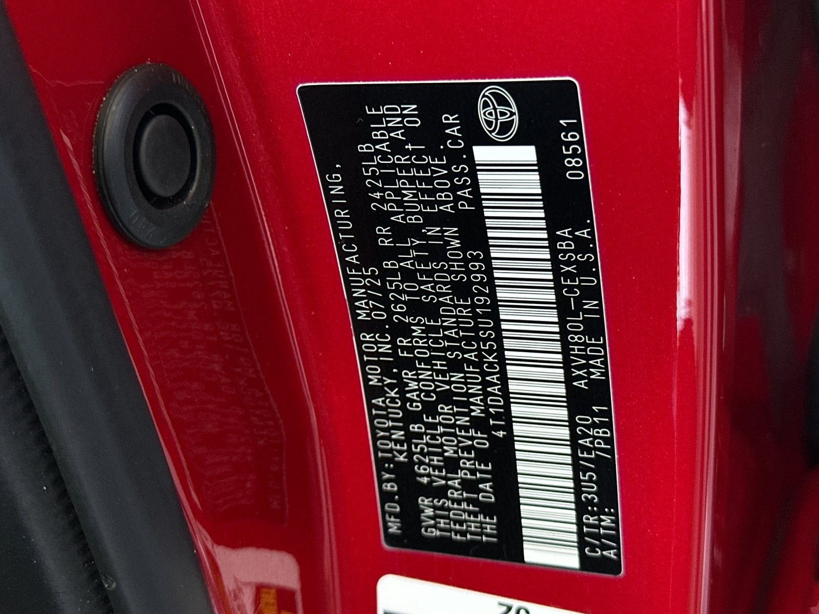 2025 Toyota Camry SE