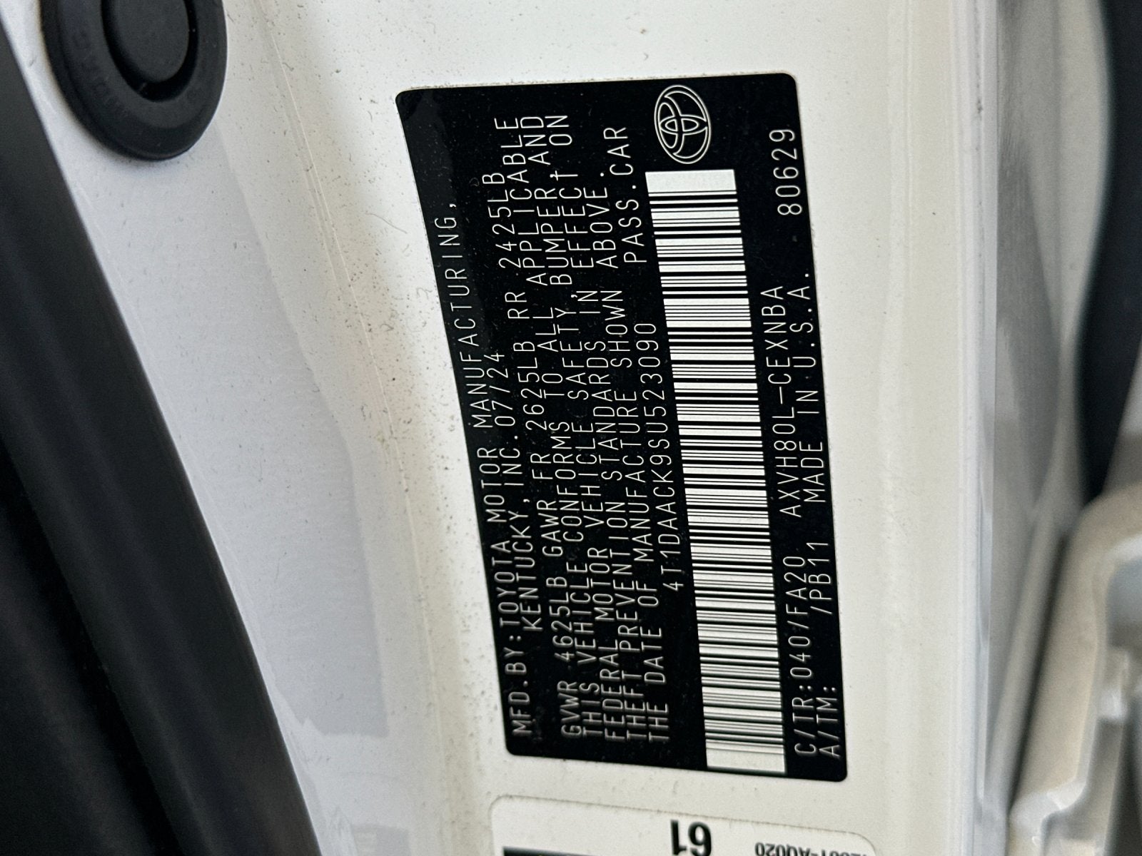 2025 Toyota Camry LE