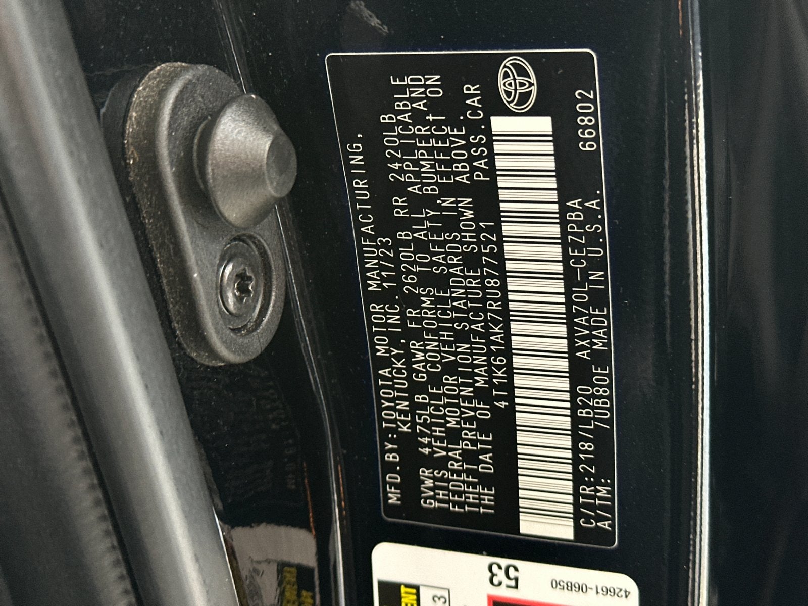 2024 Toyota Camry XSE