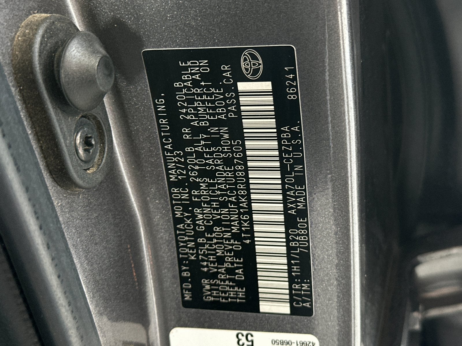 2024 Toyota Camry XSE