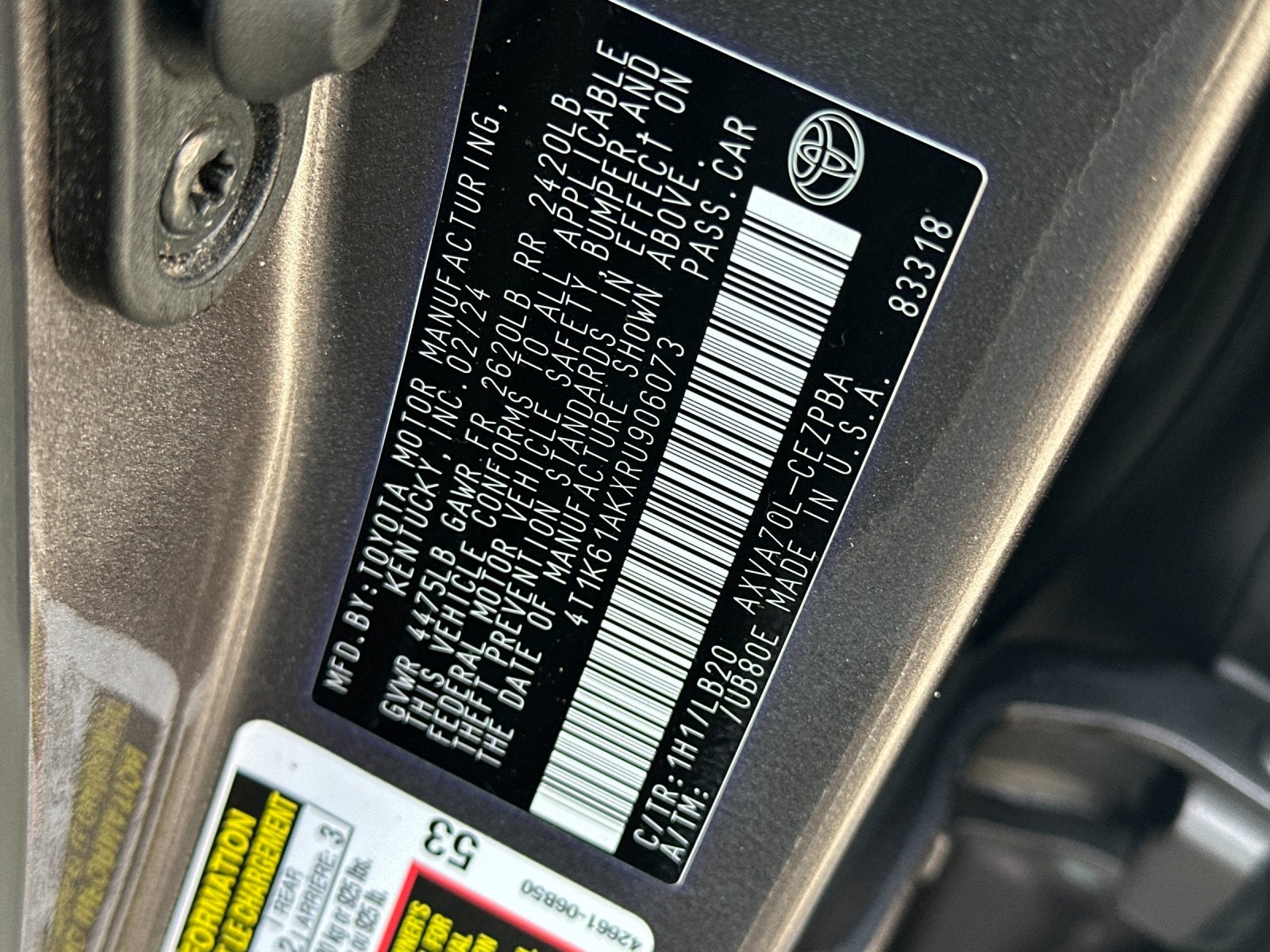 2024 Toyota Camry XSE