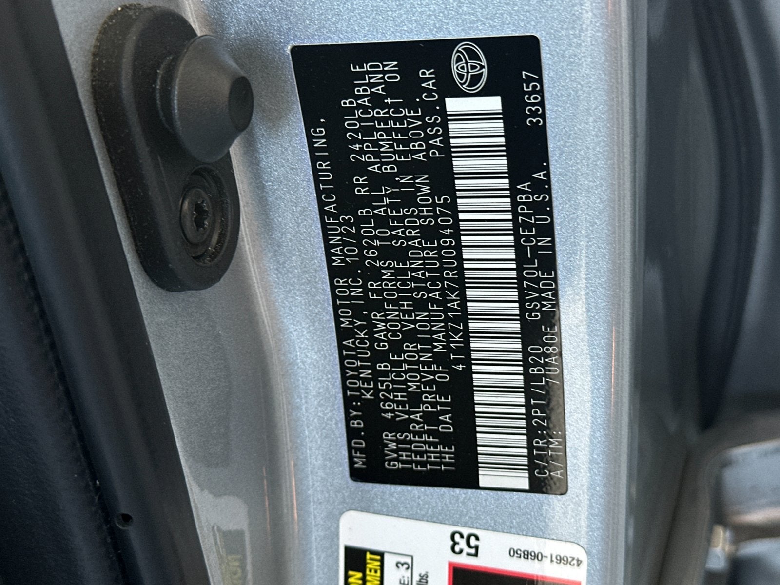 2024 Toyota Camry XSE V6