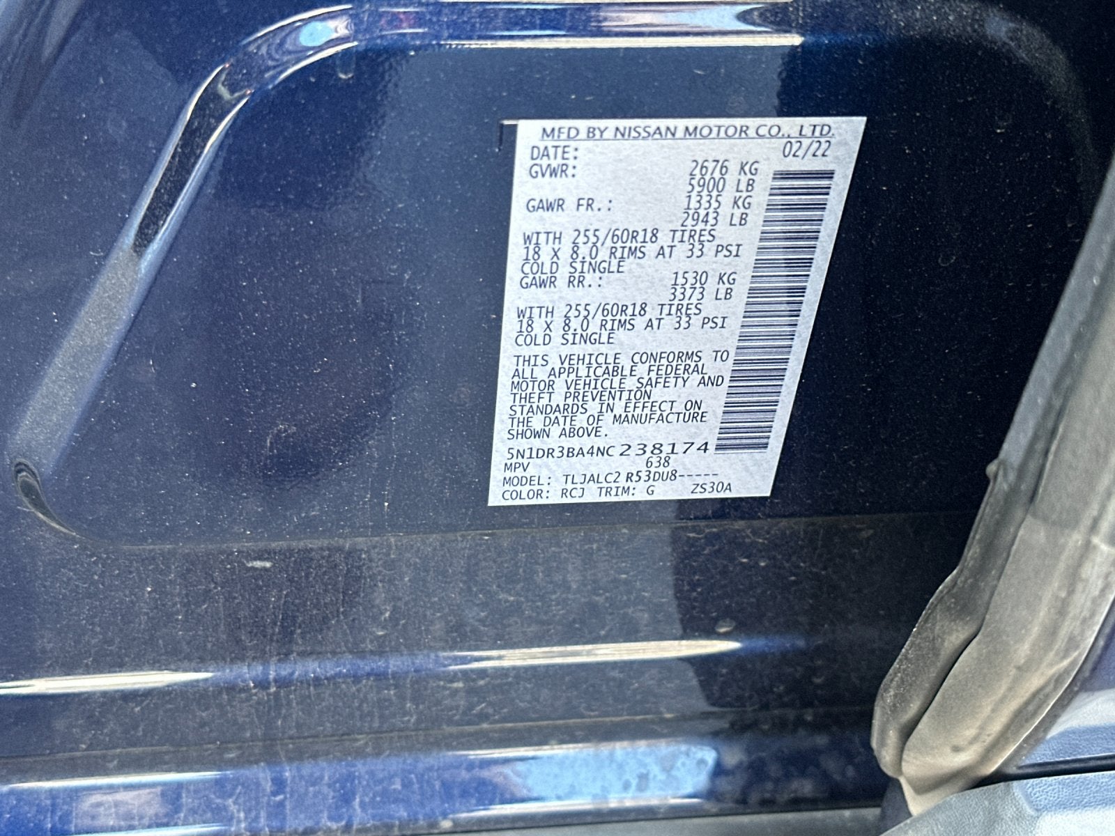 2022 Nissan Pathfinder SV