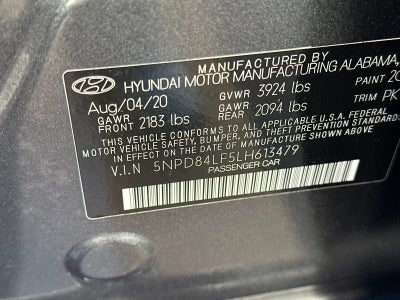 2020 Hyundai Elantra SEL