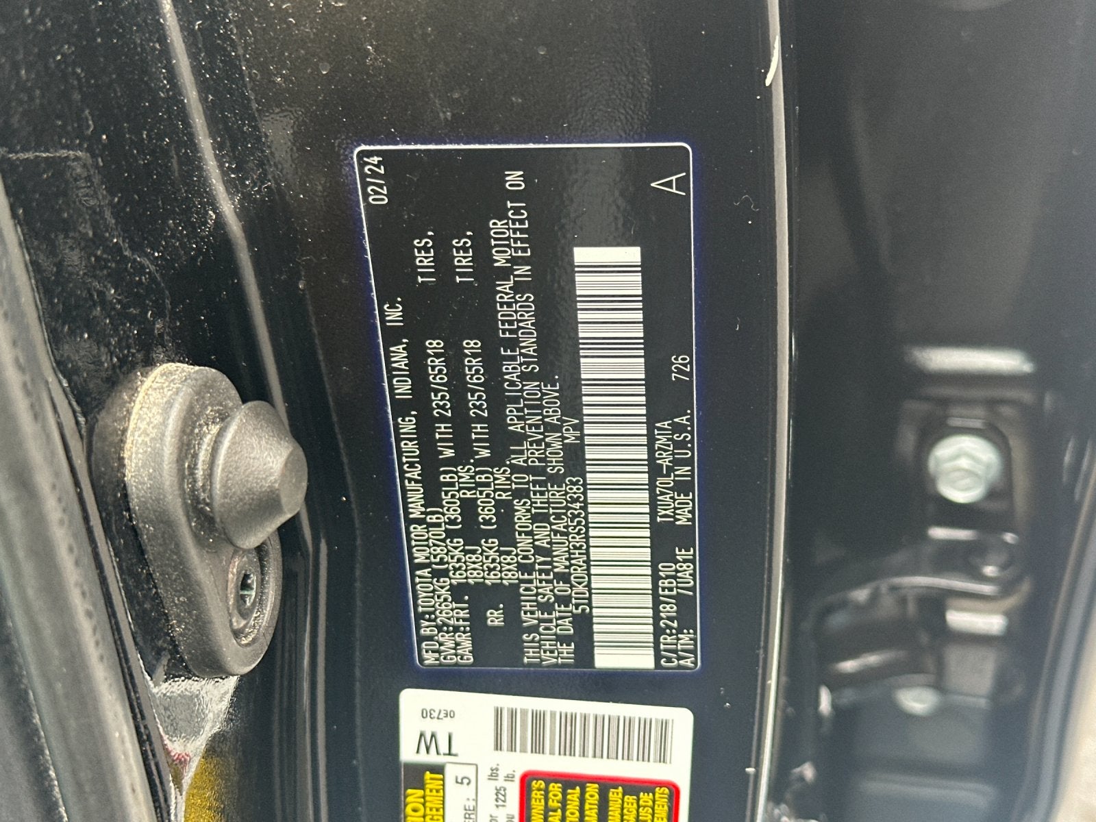 2024 Toyota Highlander XLE
