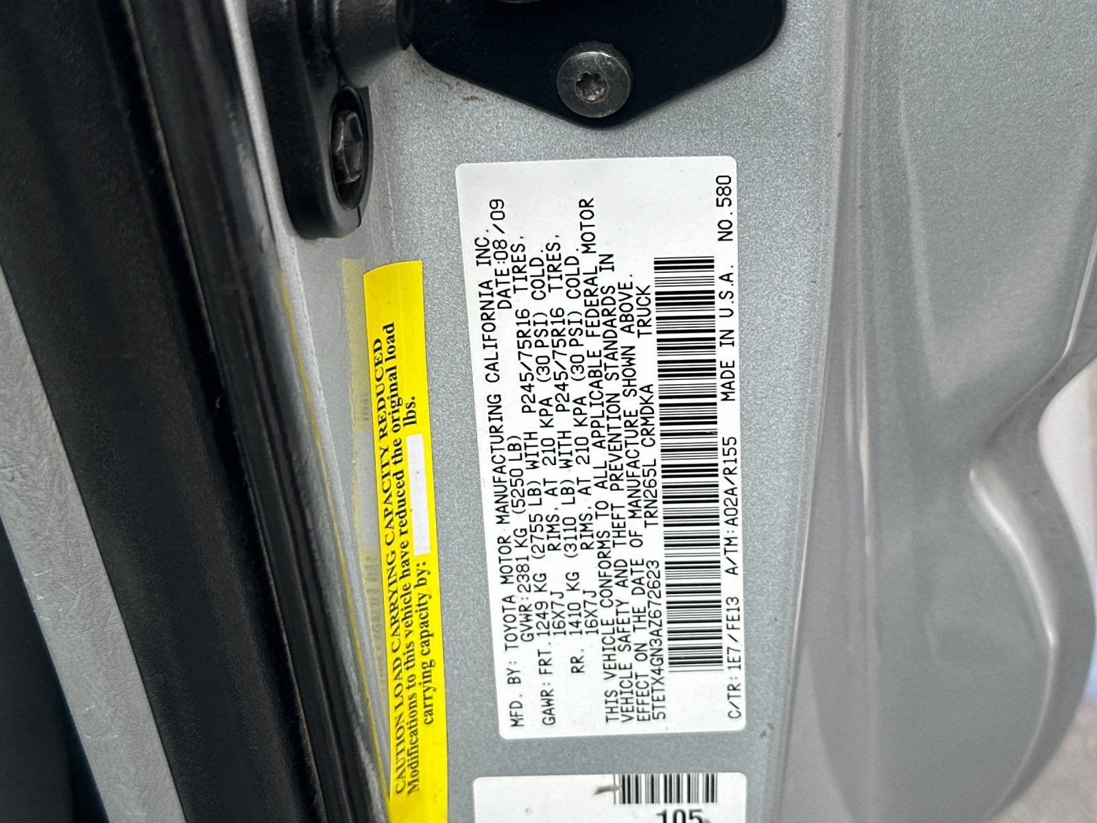 2010 Toyota Tacoma PreRunner