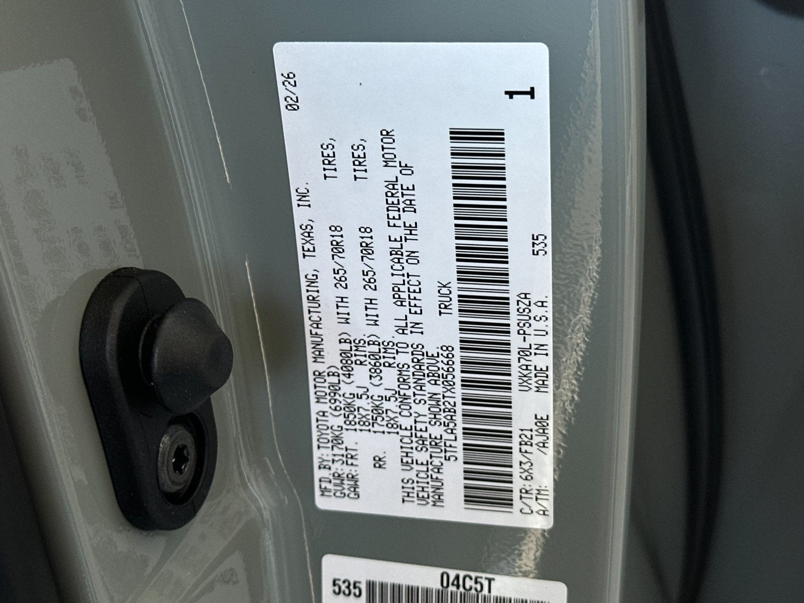 2026 Toyota Tundra SR5