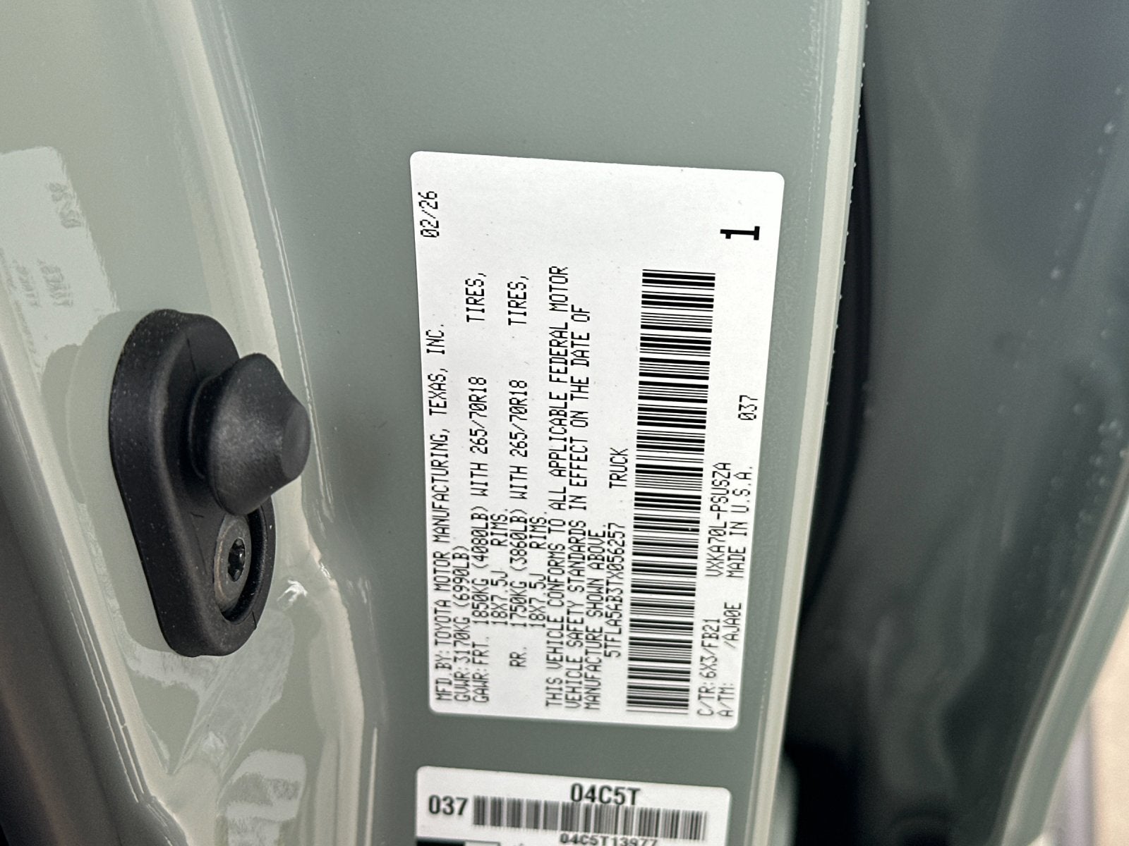 2026 Toyota Tundra SR5