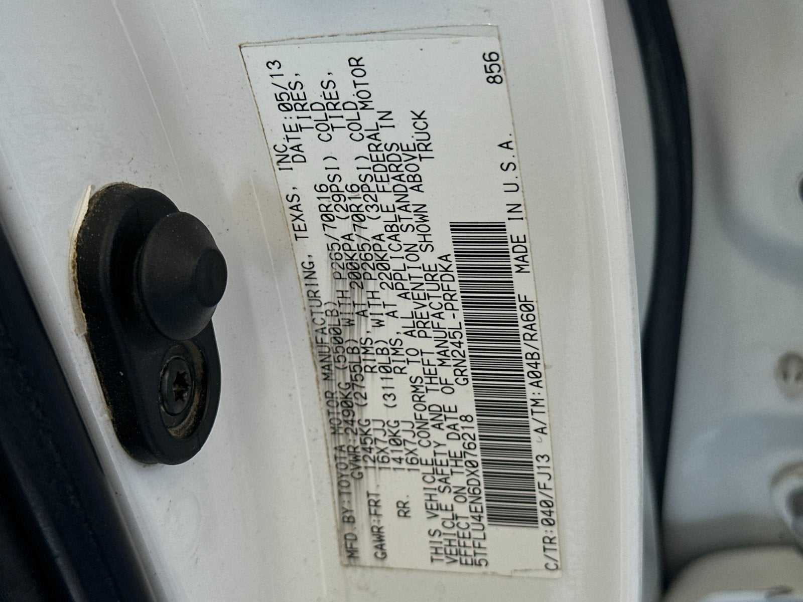 2013 Toyota Tacoma Base V6