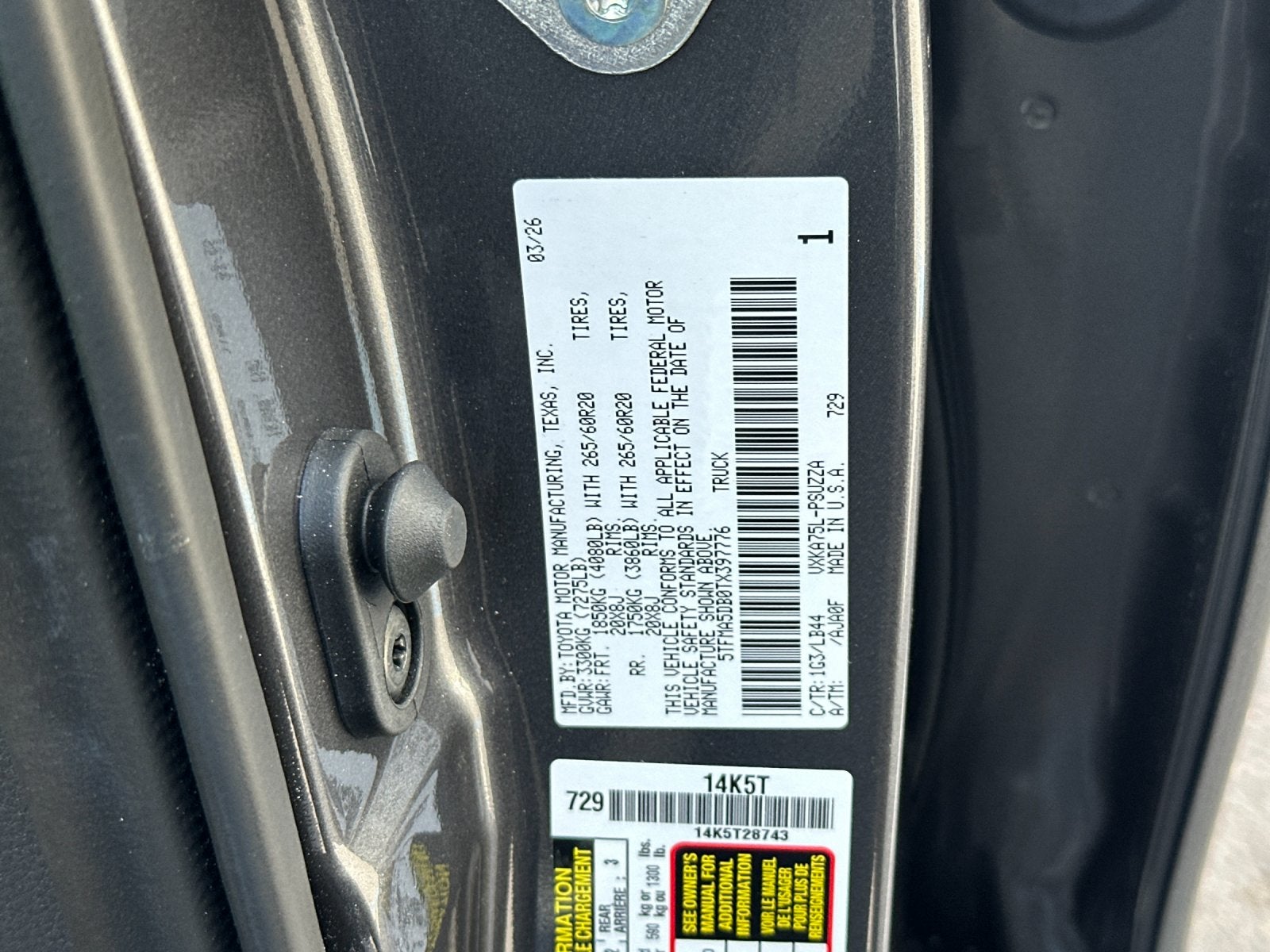 2026 Toyota Tundra 1794