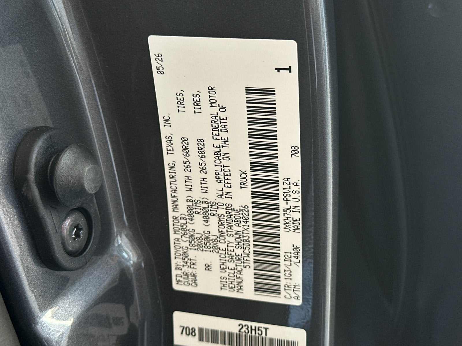 2026 Toyota Tundra Hybrid Limited