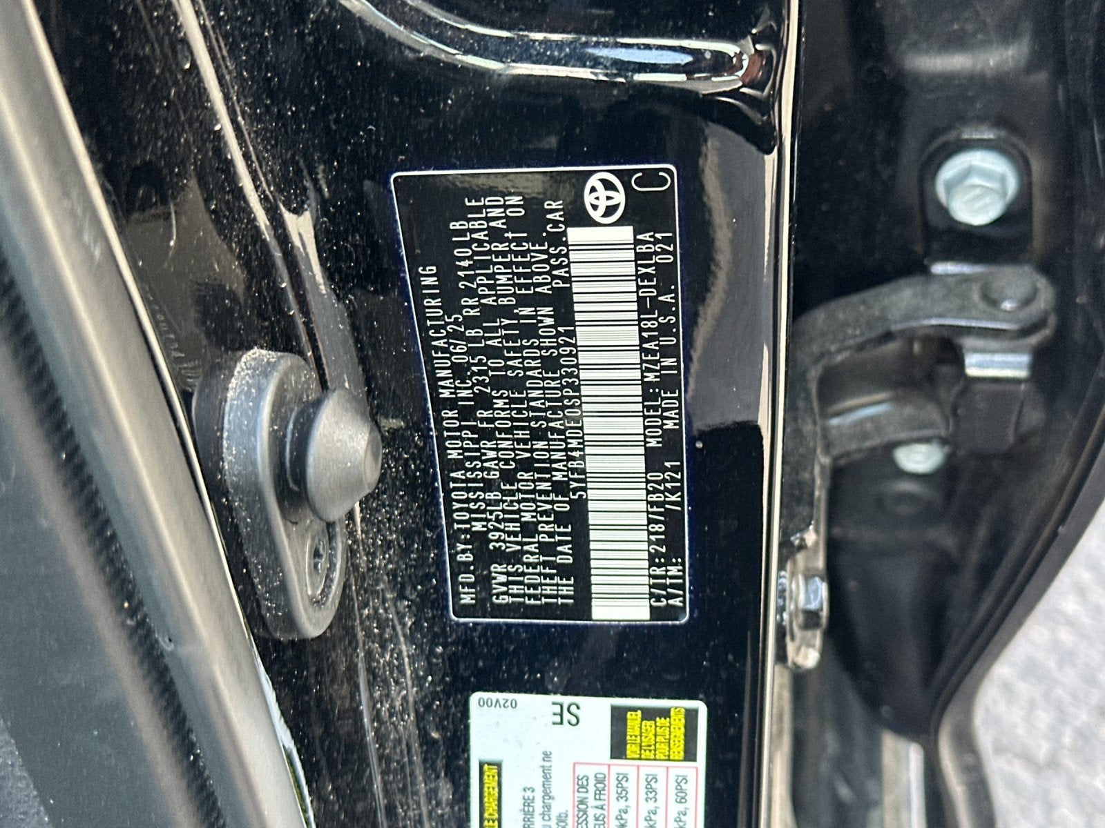 2025 Toyota Corolla LE