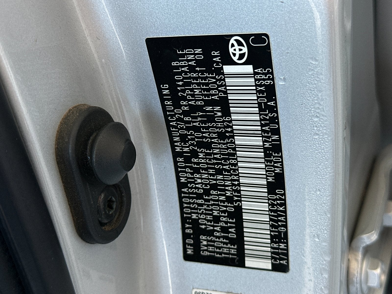 2020 Toyota Corolla SE Nightshade