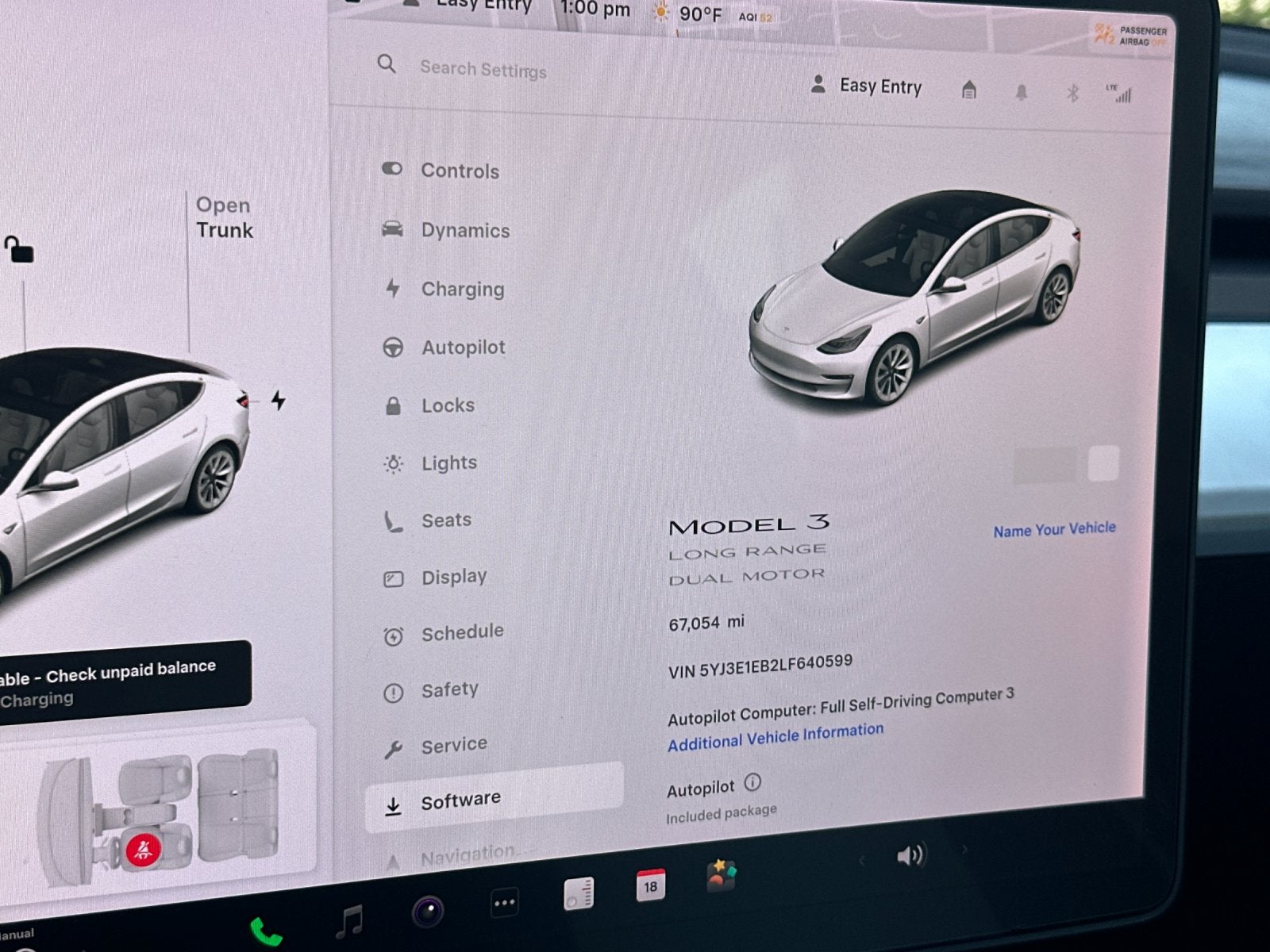 2020 Tesla Model 3 Long Range