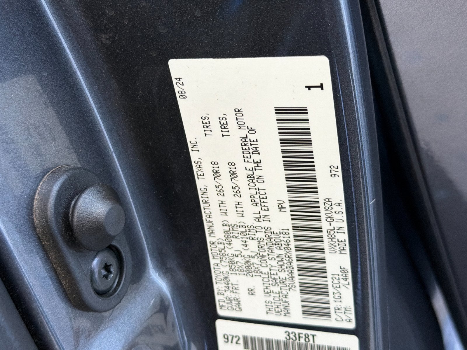 2024 Toyota Sequoia SR5