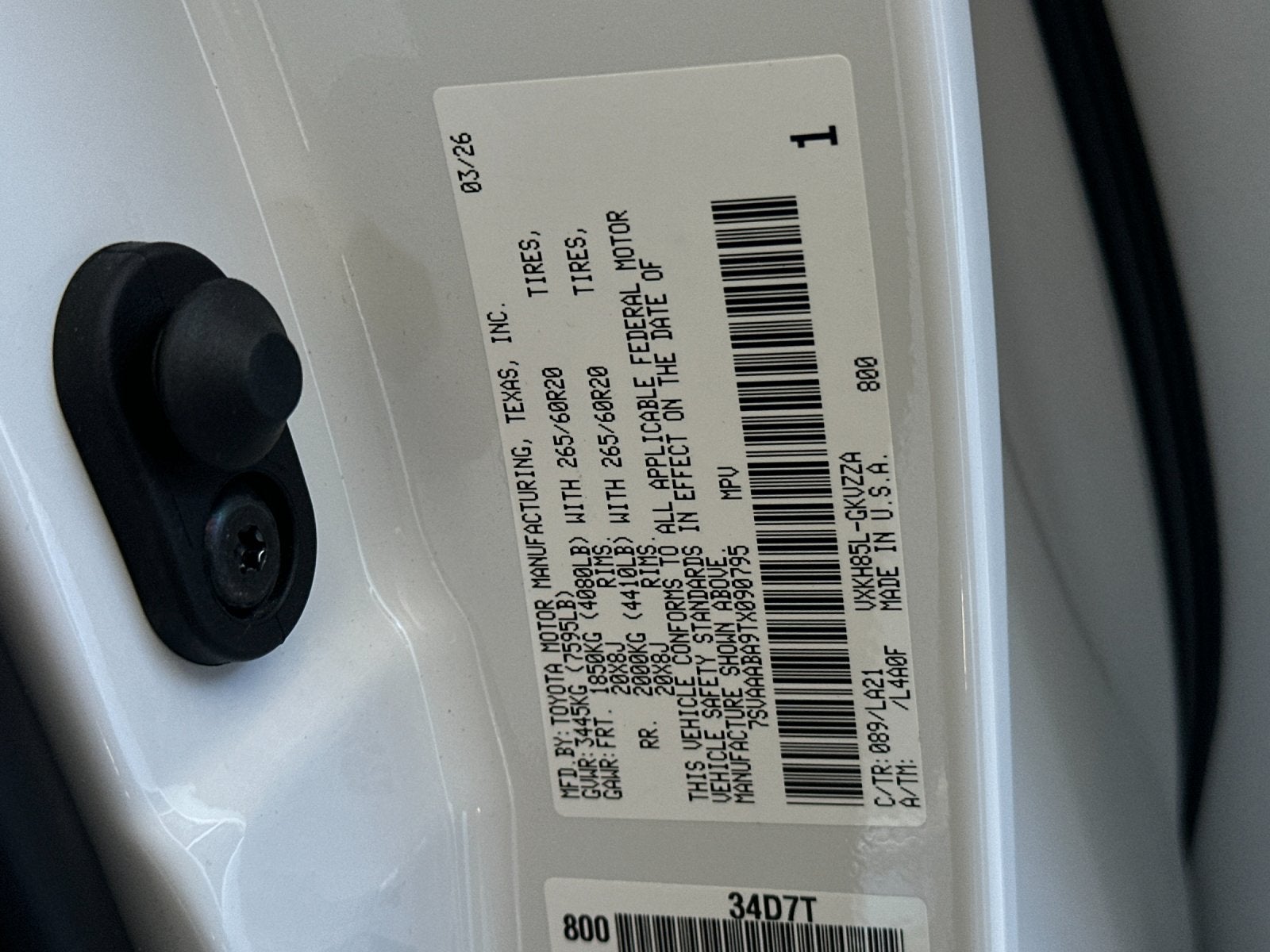 2026 Toyota Sequoia Platinum