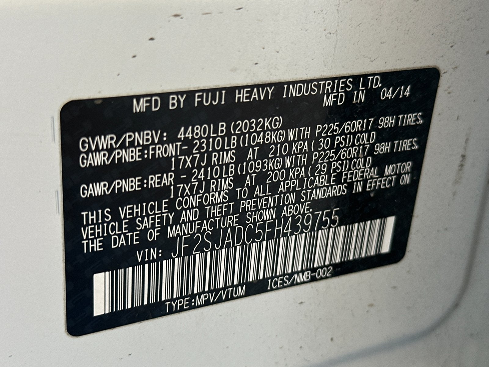 2015 Subaru Forester 2.5i Premium Premium