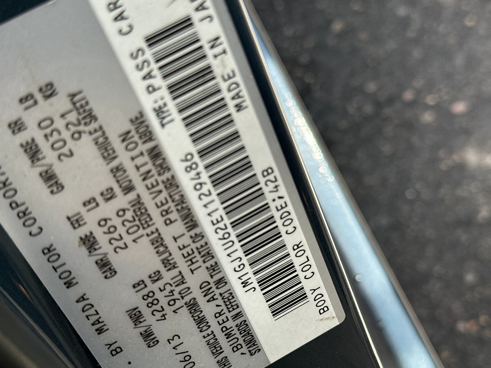 2014 Mazda Mazda6 i Sport