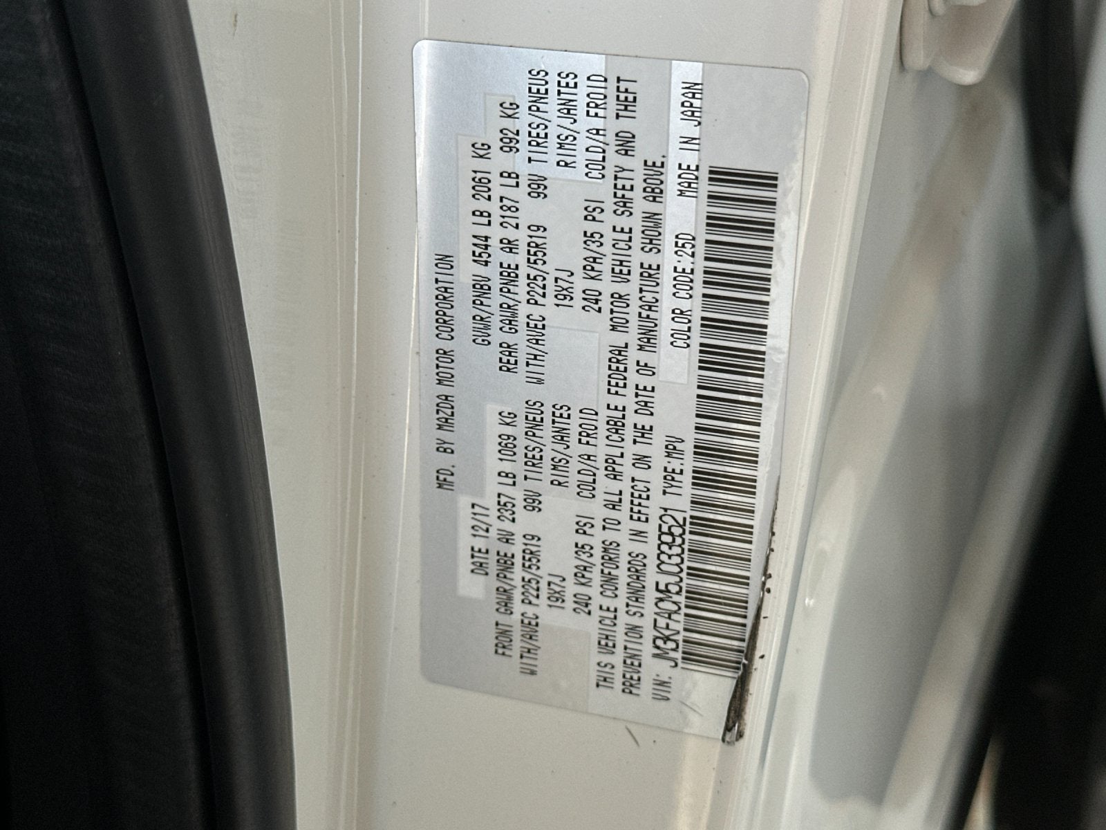 2018 Mazda Mazda CX-5 Touring