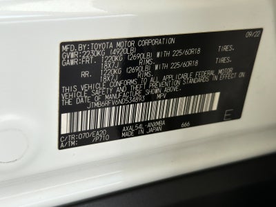2022 Toyota RAV4 Hybrid XLE Premium